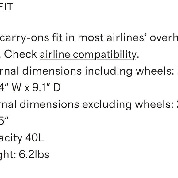 Quince Small Carryon Suitcase - Picture 8 of 8